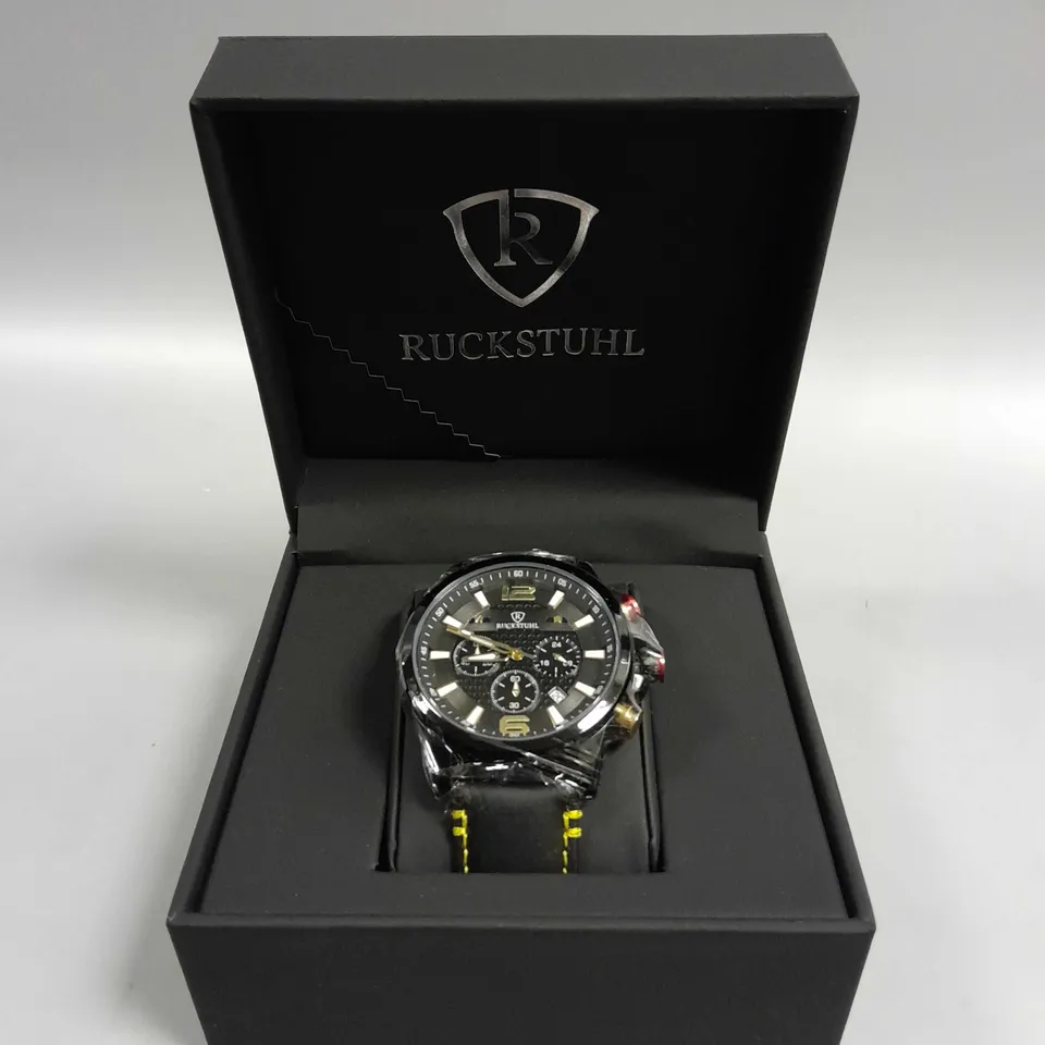RUCKSTUHL LUGANO MEN'S CHRONOGRAPH WATCH