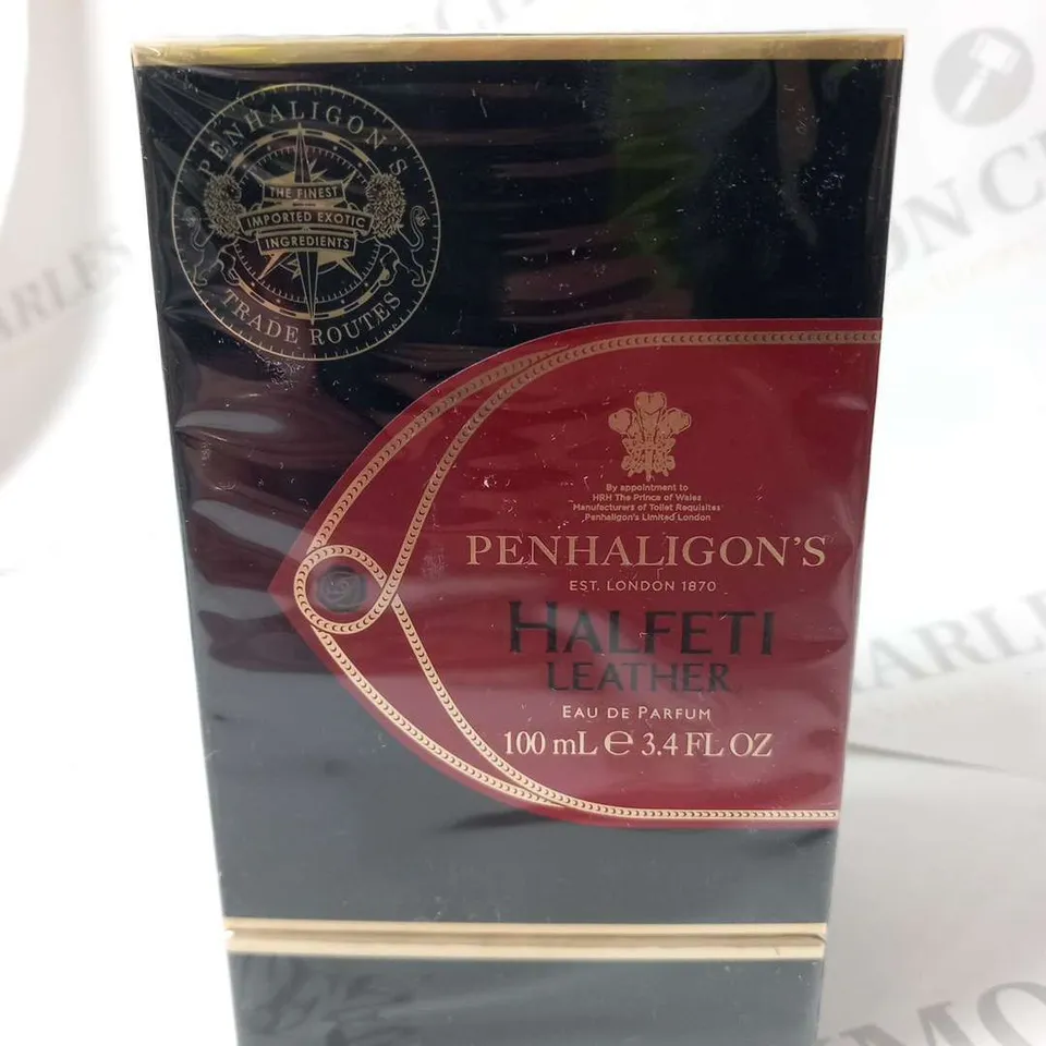 BOXED AND SEALED PENHALIGON'S HALFETI LEATHER EAU DE PARFUM 100ML