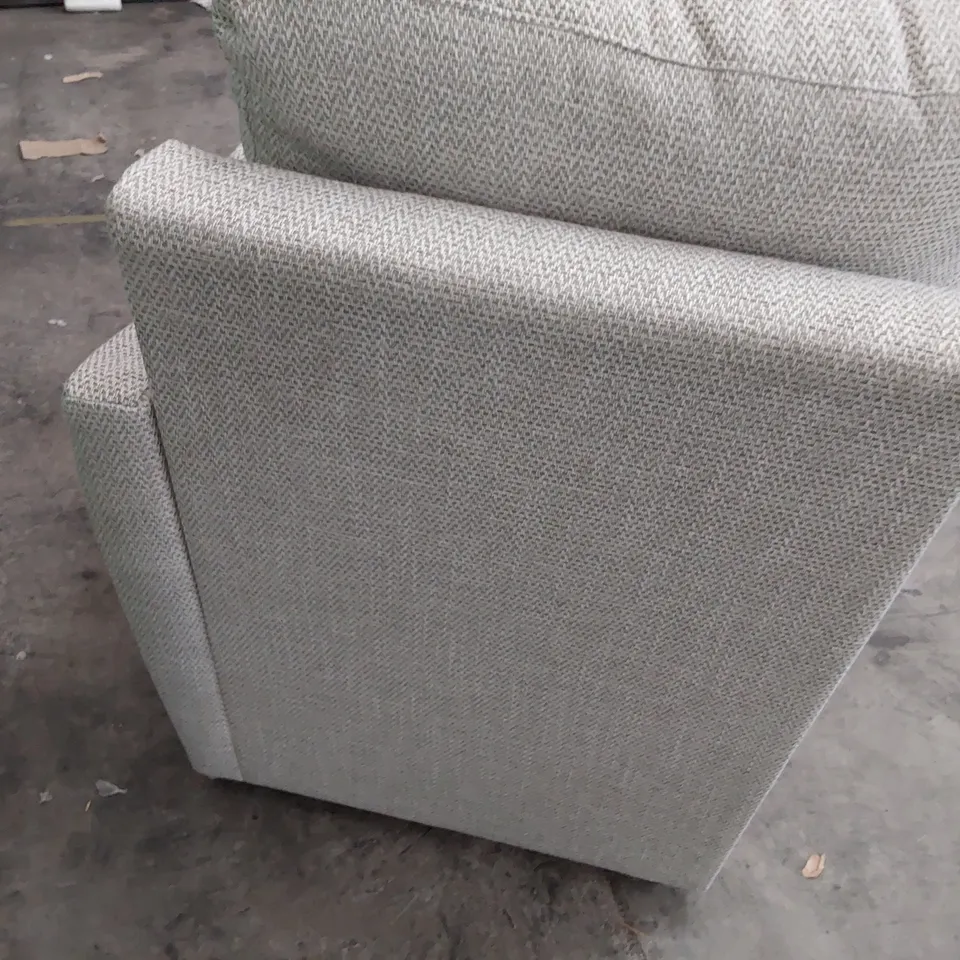 QUALITY BRITISH DESIGNER G PLAN SPENCER RHF CHAISE SECTION SHALLOW PUDDLE FABRIC 