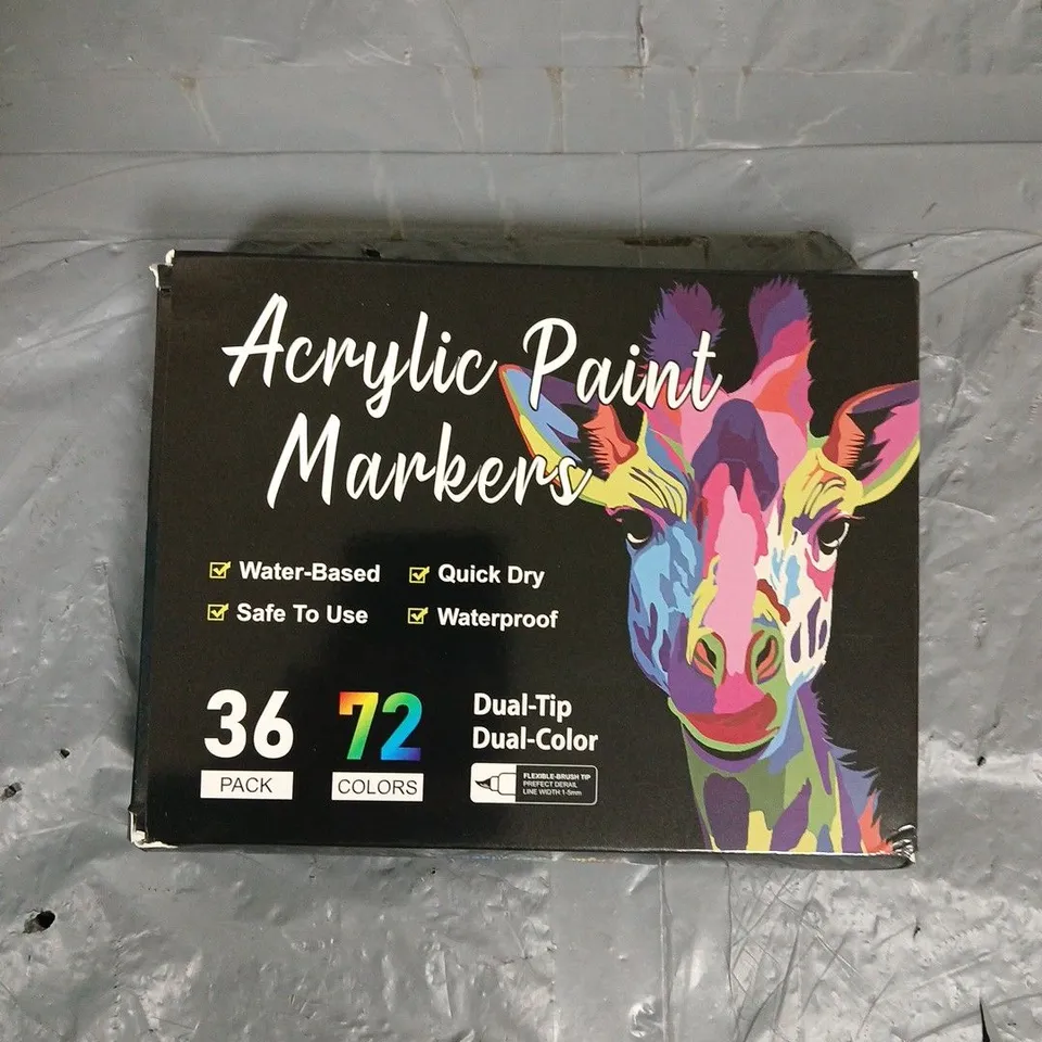 BOXED ACRYIC PAINT MARKERS SET
