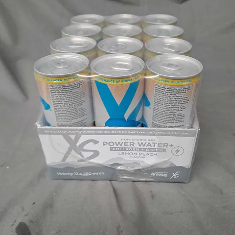 AMWAY X12 NON-SPARKLING POWER WATER IN LEMON PEACH 250ML