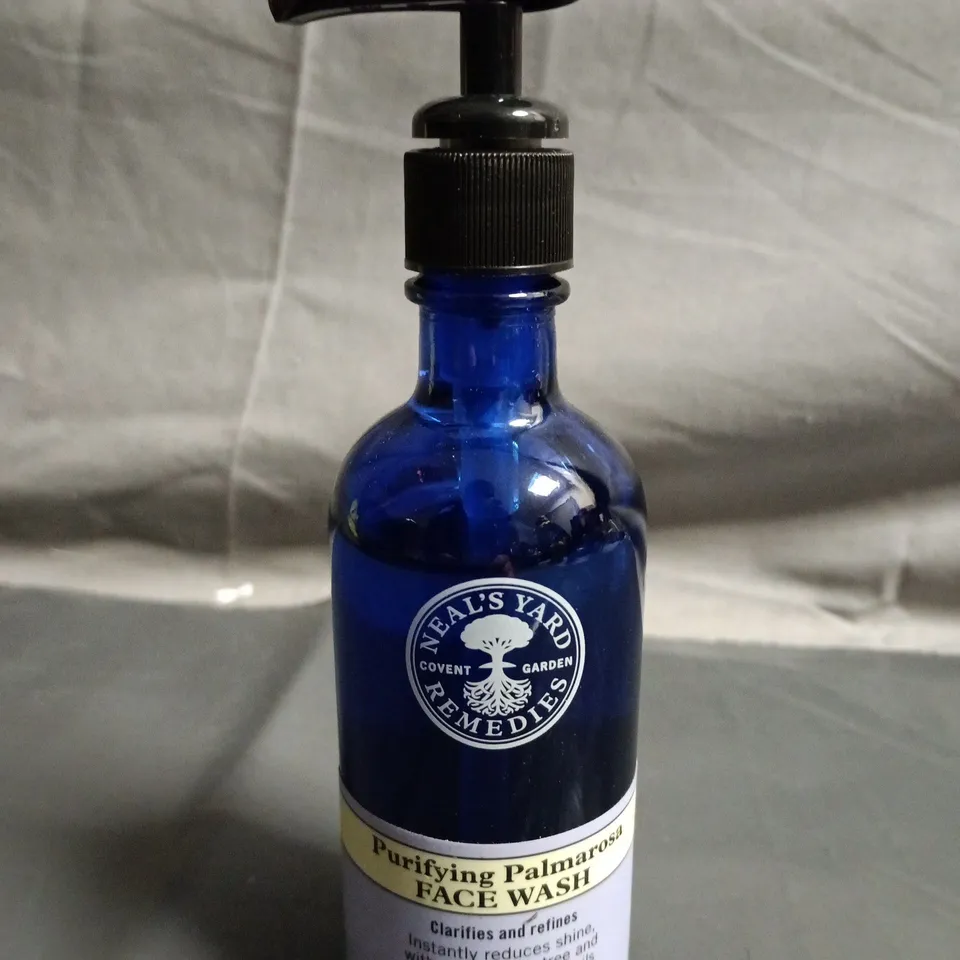 NEAL'S YARD REMEDIES PURIFYING PALMAROSA FACE WASH – OILY SKIN (100 ML)