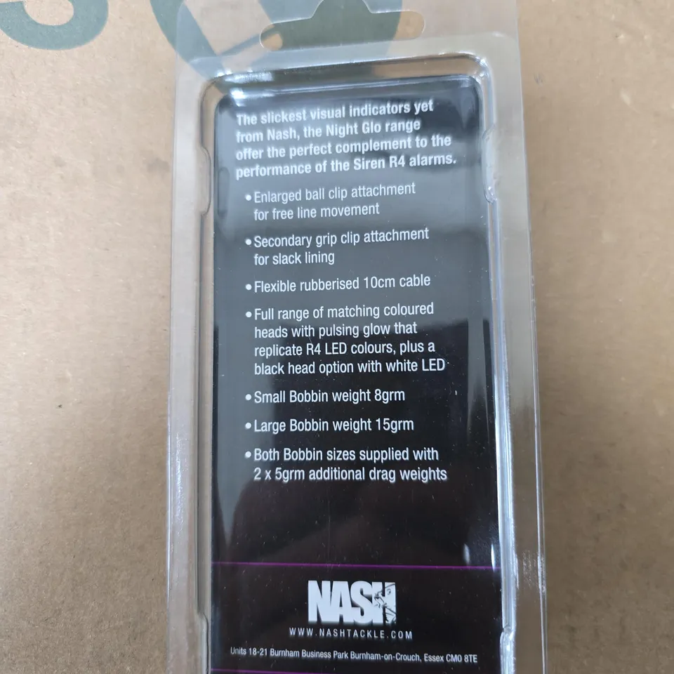 NASH NIGHT GLO BOBBIN PURPLE LARGE – FISHING TACKLE ACCESSORY