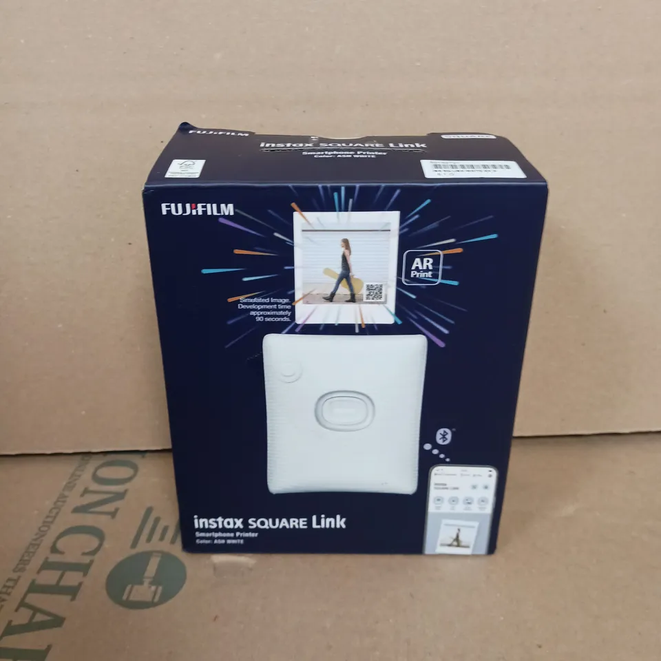 BOXED FUJIFILM INSTAX SQUARE LINK WIRELESS SMARTPHONE PHOTO PRINTER RRP £147.99