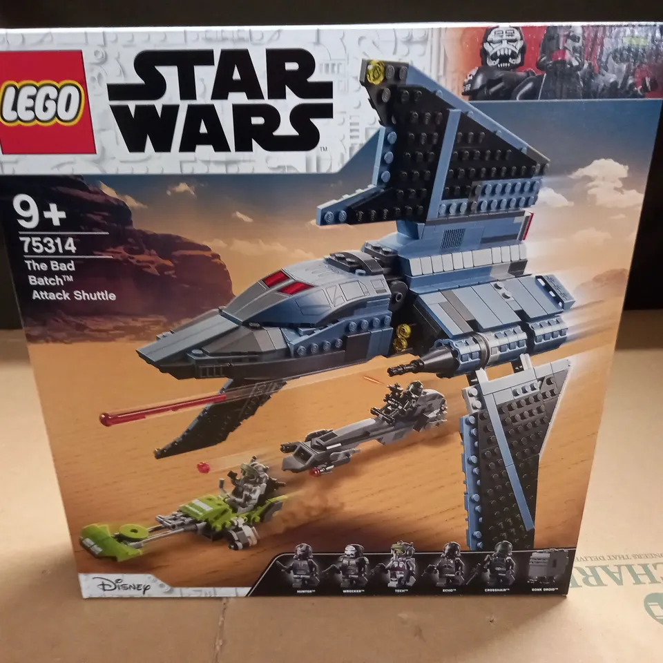 BOXED LEGO STAR WARS 75314 THE BAD BATCH ATTACK SHUTTLE SET