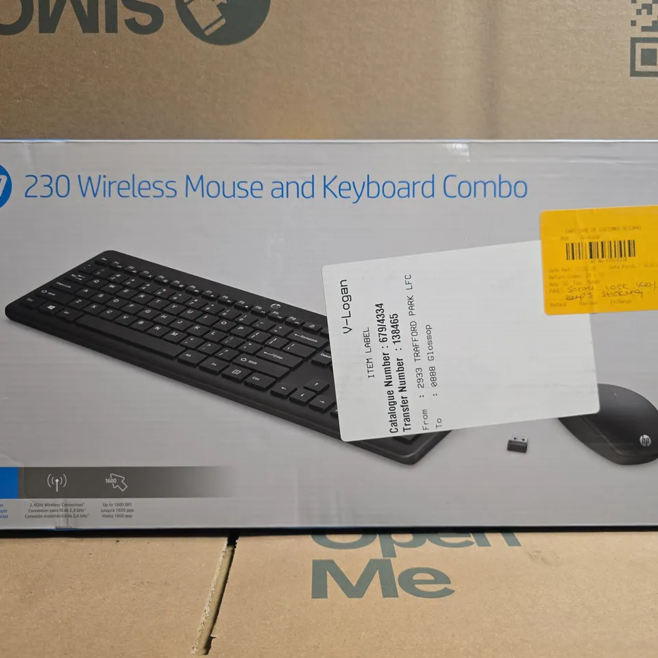 BOX OF APPROXIMATELY 10 ASSORTED ITEMS TO INCLUDE KEYBOARD COMBOS, ETC