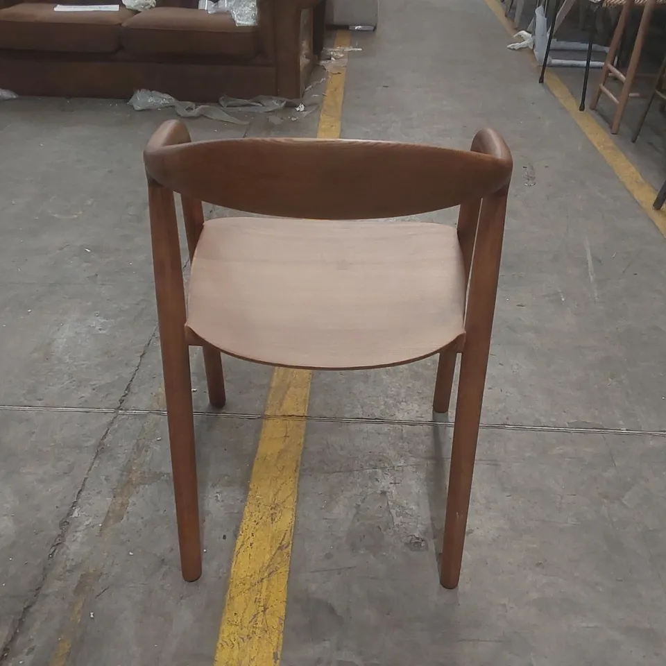 COPENHAGEN DINING CHAIR - WALNUT BOW BACK