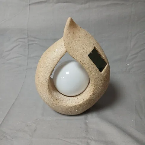 MY GARDEN ABSTRACT CERAMIC SCULPTURE SOLAR LIGHT