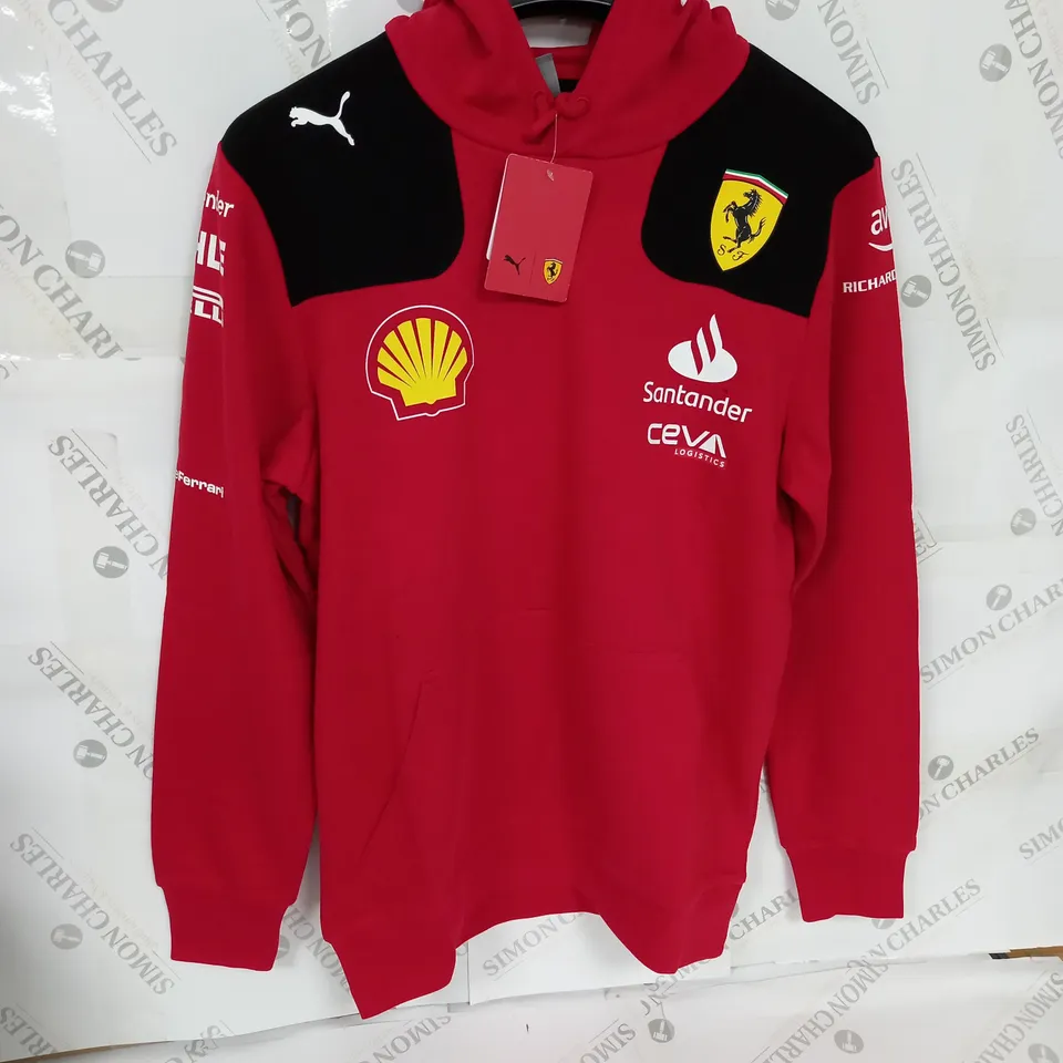 S.FERRARI TEAM HOODIE SIZE M