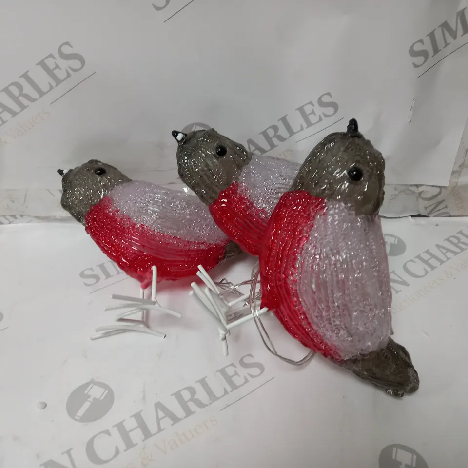 ROBIN OUTDOOR ACRYLIC LIGHTS  RRP £25.99