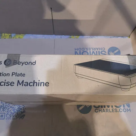 BLISS & BEYOND VIBRATION PLATE EXERCISE MACHINE – BOXED