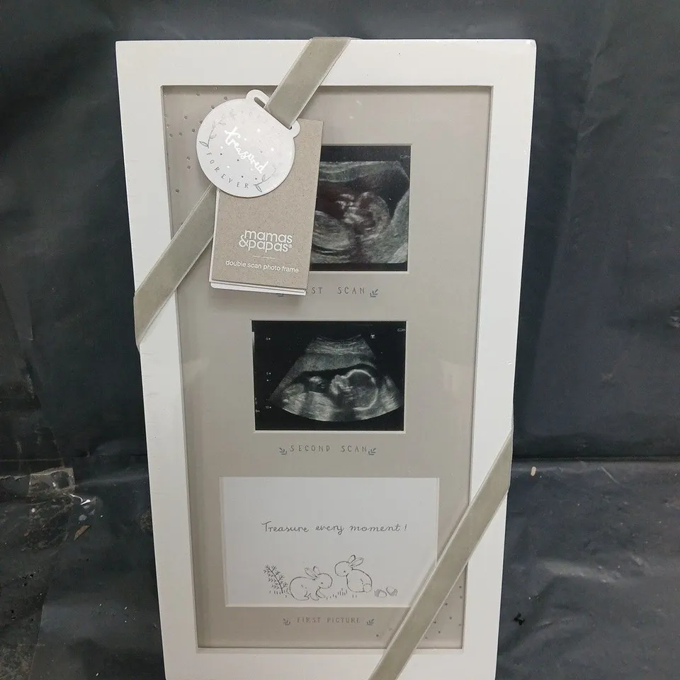 MAMAS AND PAPAS DOUBLE SCAN PHOTO FRAME 