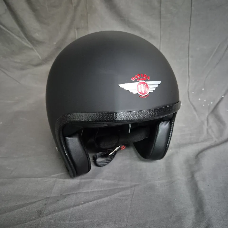 DAVIDA SPEEDSTER V4 - BLACK MATT - MOTORCYCLE HELMET