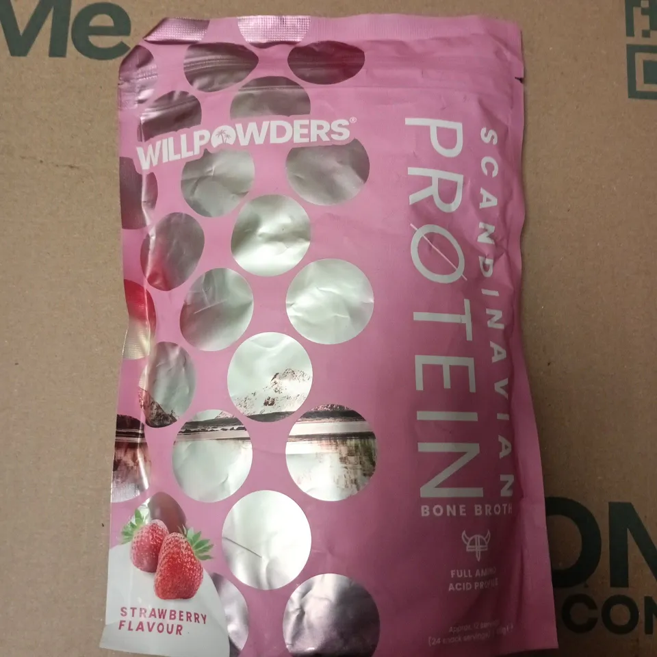 WILLPOWDERS BONE BROTH PROTEIN POWDER – STRAWBERRY FLAVOUR
