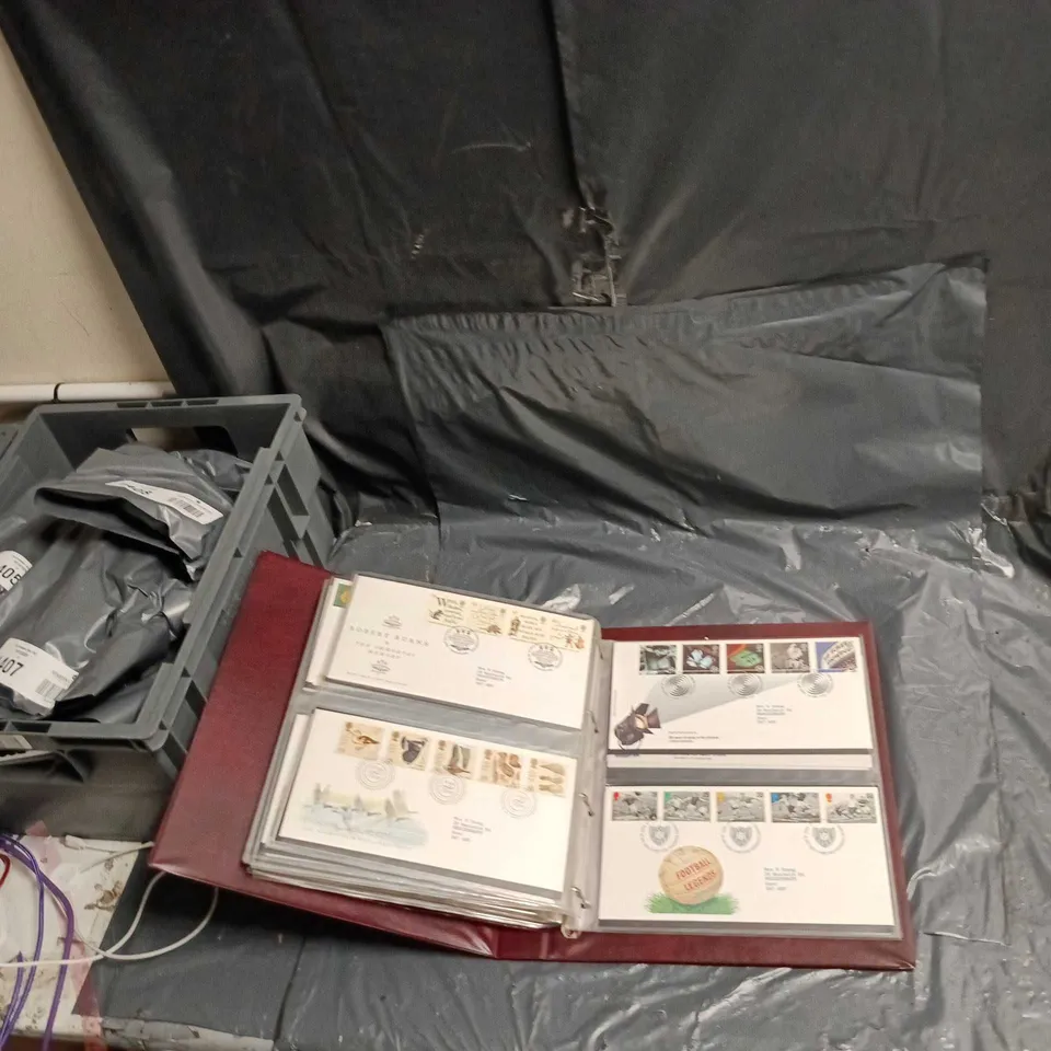 ROYAL MAIL FIRST DAY COVERS STAMP BINDER WITH MOUNTED PAGES