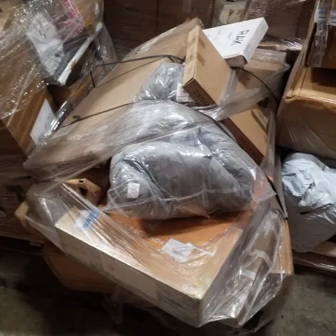 PALLET CONTAINING ASSORTED PRODUCTS INCLUDING TOILET SEAT, CAMPING FIRE PIT & LIBRA 2 SINGLE DRAWERS