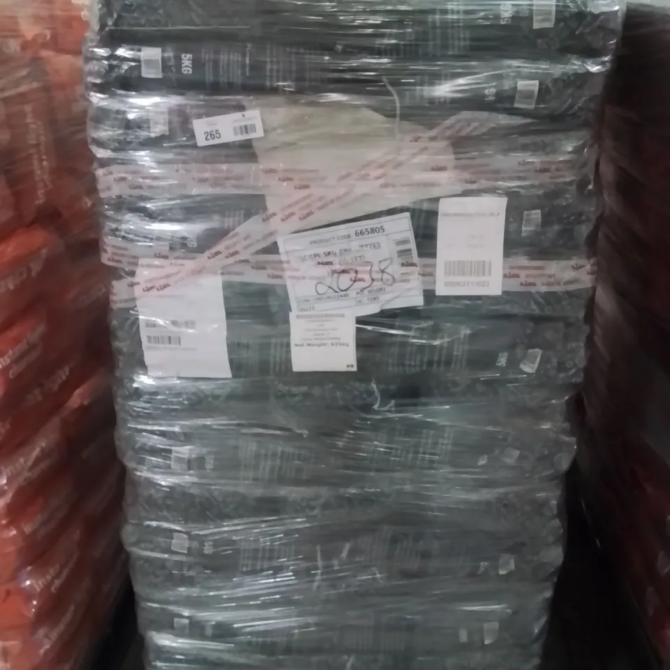PALLET CONTAINING APPROXIMATELY 100 BRAND NEW 5KG BARBECUE BRIQUETTES 