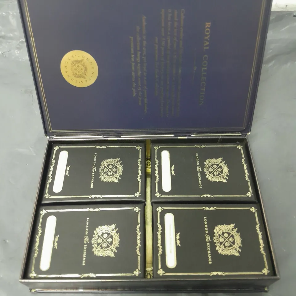LONDON TEA EXCHANGE TEA SELECTION IN METAL CASE