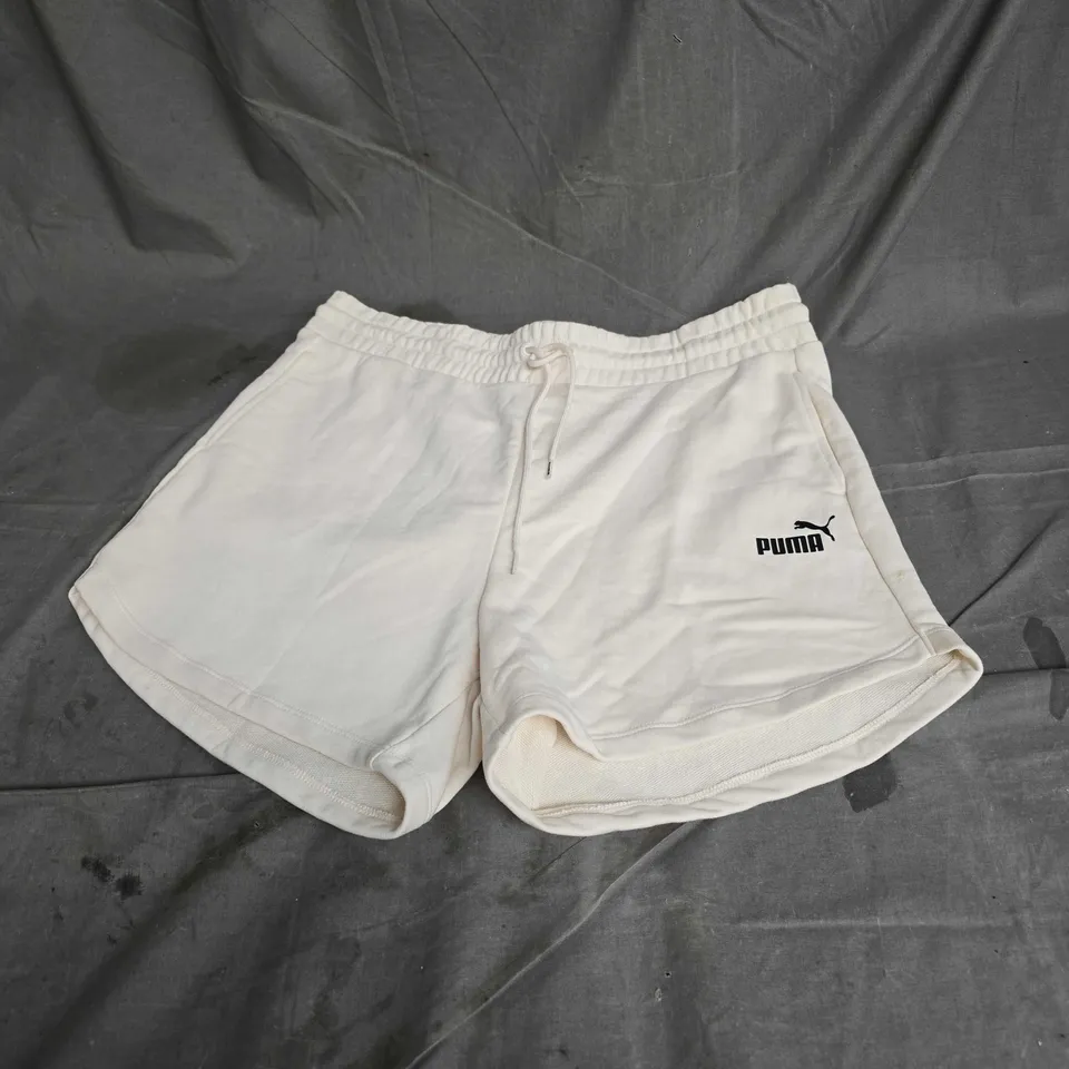 PUMA SWEAT SHORTS IN ALMOND SIZE XL