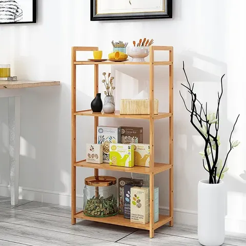 BOXED AUDRIEL WOODEN TIERED BOOKCASE (1 BOX)