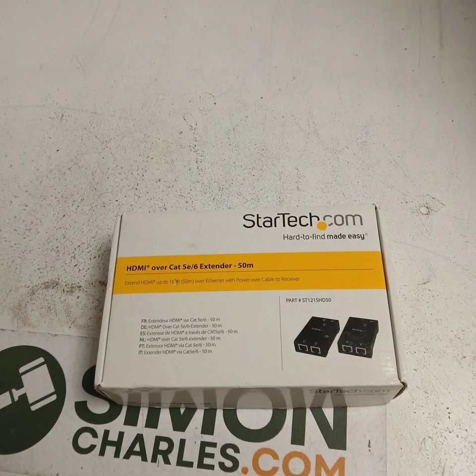 STARTECH HDMI OVER CAT5E/6 EXTENDER – 50M (ST121SHD50)