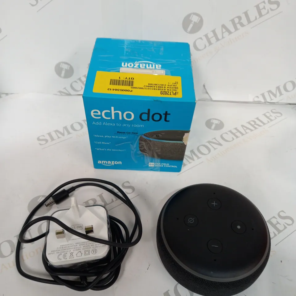 BOXED AMAZON ECHO DOT SPEAKER
