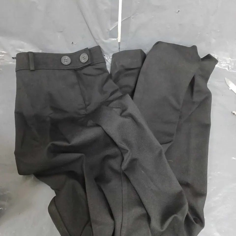 BLACK BOOTCUT TROUSERS SIZE 14