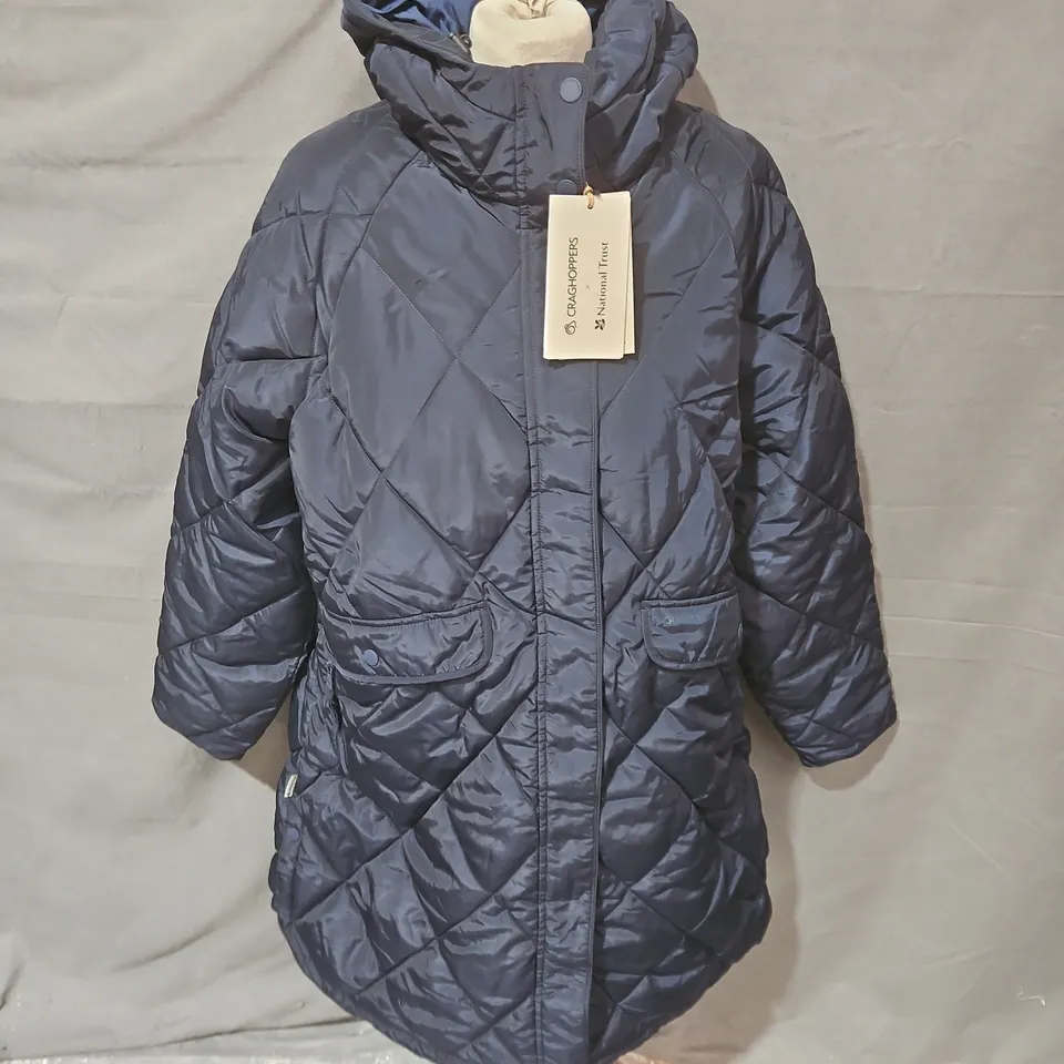 CRAGHOPPERS X NATIONAL TRUST WOMEN'S SWEETGRASS JACKET – DARK SAPPHIRE, UK 16