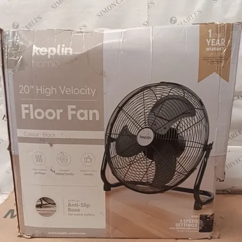 BOXED KEPLIN 20" FLOOR FAN