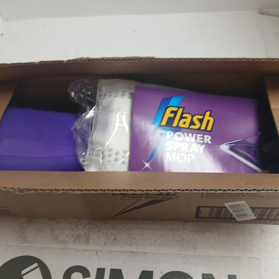 FLASH POWER SPRAY MOP STARTER KIT WITH 500ML CLEANING SOLUTION – BOXED