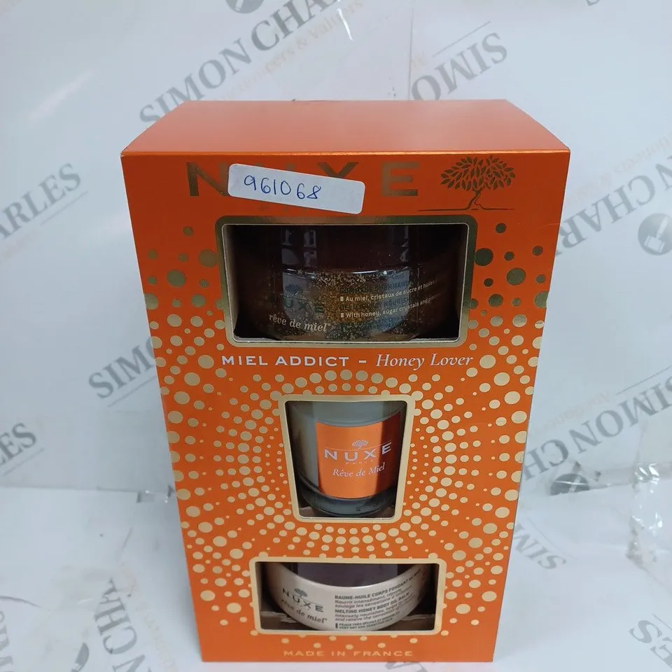BOXED NUXE HONEY LOVER 3 PIECE GIFT SET 