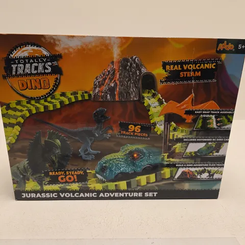 ADDO JURASSIC VOLCANIC ADVENTURE SET – 96 TRACK PIECES, AGES 5+