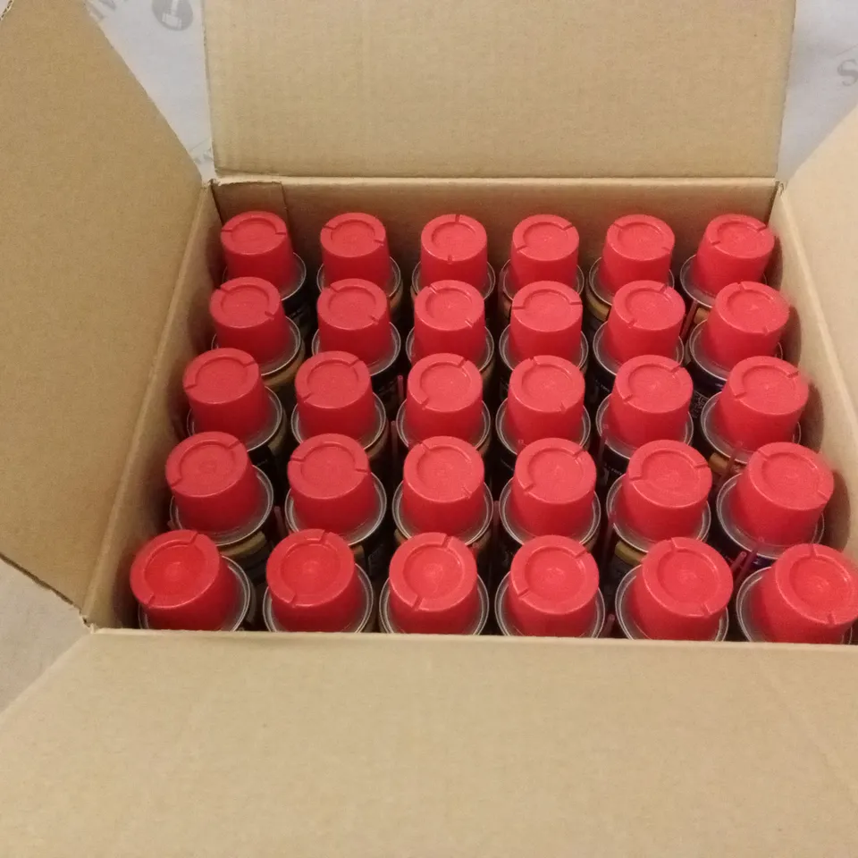 BOX CONTAINING APPROX 30 BOTTLES OF WD-40 HIGH PERFORMANCE SILICONE LUBRICANT ARESOL, 50ml PER BOTTLE - SAMPLES