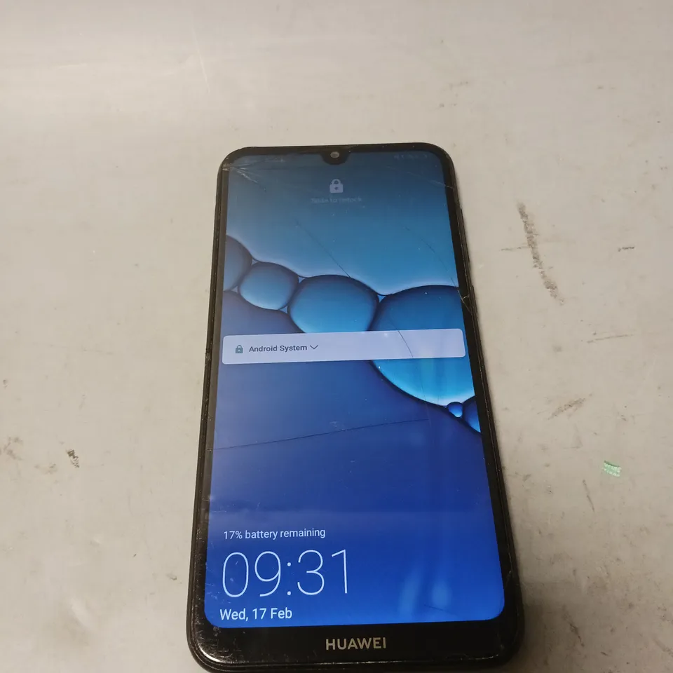 HUAWEI SMART PHONE IN BLACK