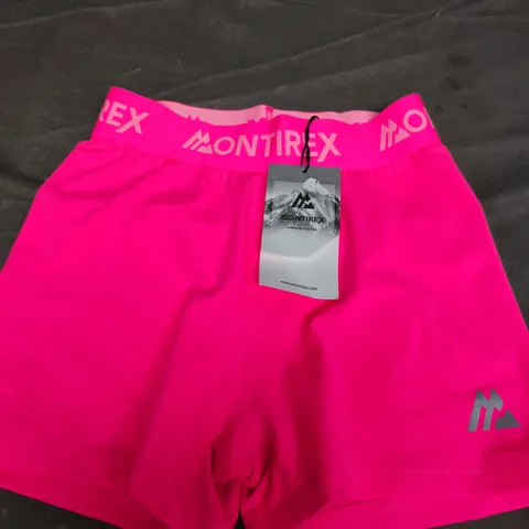 MONTIREX WOMEN'S ICON BOOTY SHORT NEON PINK - S