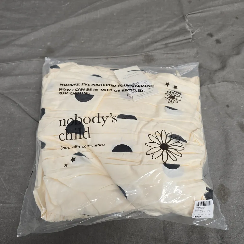 BAGGED NOBODYS CHILD FELICITY MIDI DRESS SIZE 12