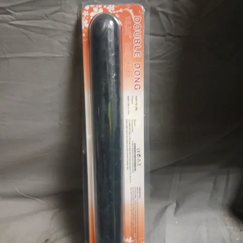 DOUBLE DONG DILDO 15.35" – BLACK, IN ORIGINAL PACKAGING