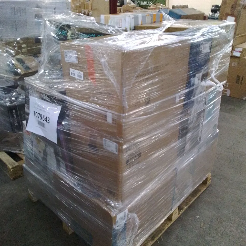 PALLET OF APPROXIMATELY 21 UNPROCESSED RAW RETURN HOUSEHOLD AND ELECTRICAL GOODS TO INCLUDE;