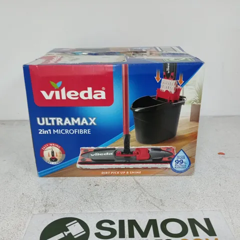 BOXED VILEDA ULTRAMAX 2IN1 MICROFIBRE MOP SYSTEM
