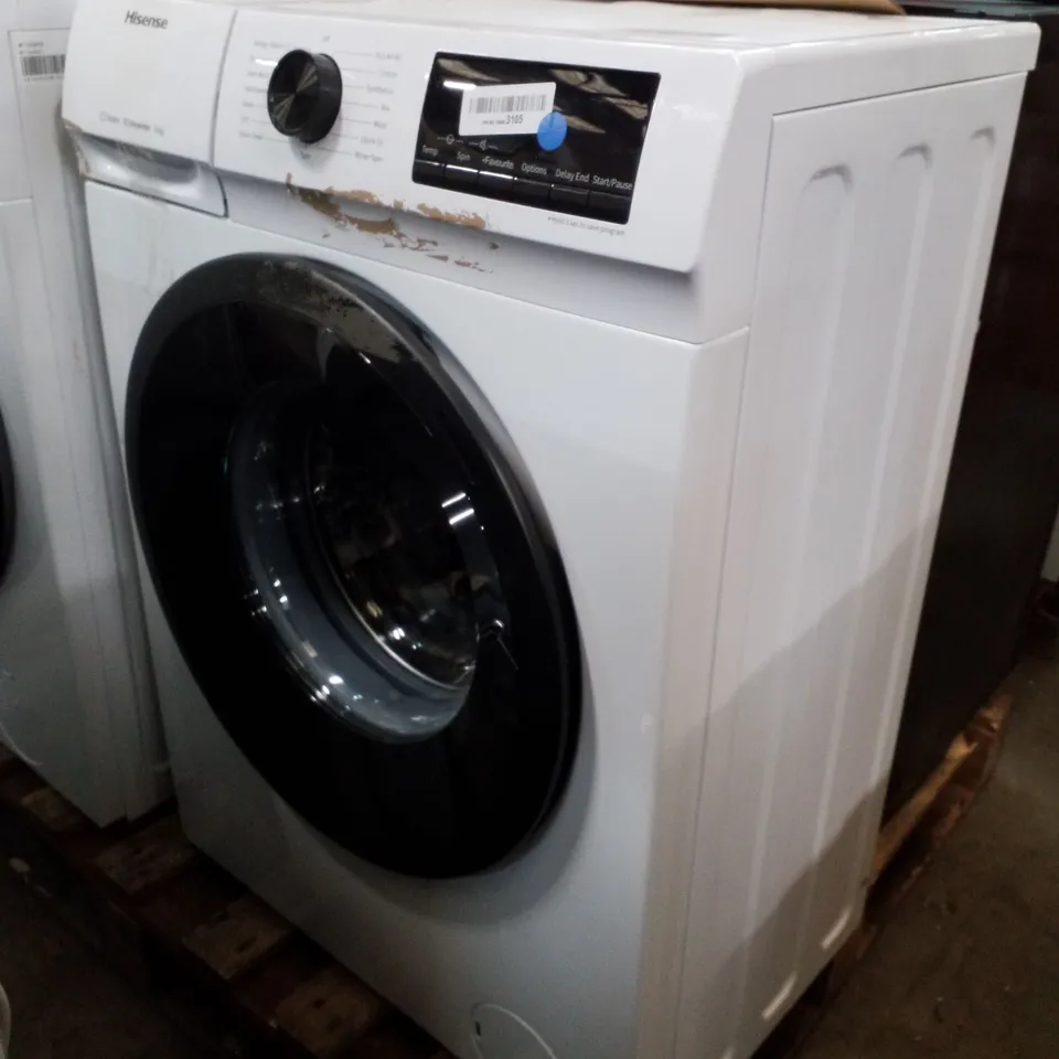 HISENSE FREESTANDING 6KG WASHING MACHINE WHITE - UNPROCESSED RAW RETURN