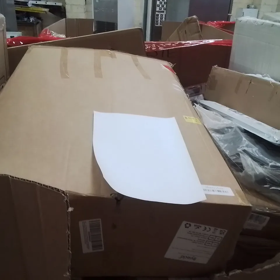 PALLET OF ASSORTED HOUSEHOLD GOODS AND PRODUCTS TO INCLUDE;POPUP TENT,TOILET SEAT,PRIVACY SCREEN 