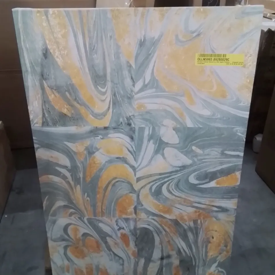 MARBLED ABSTRACT CANVAS ART