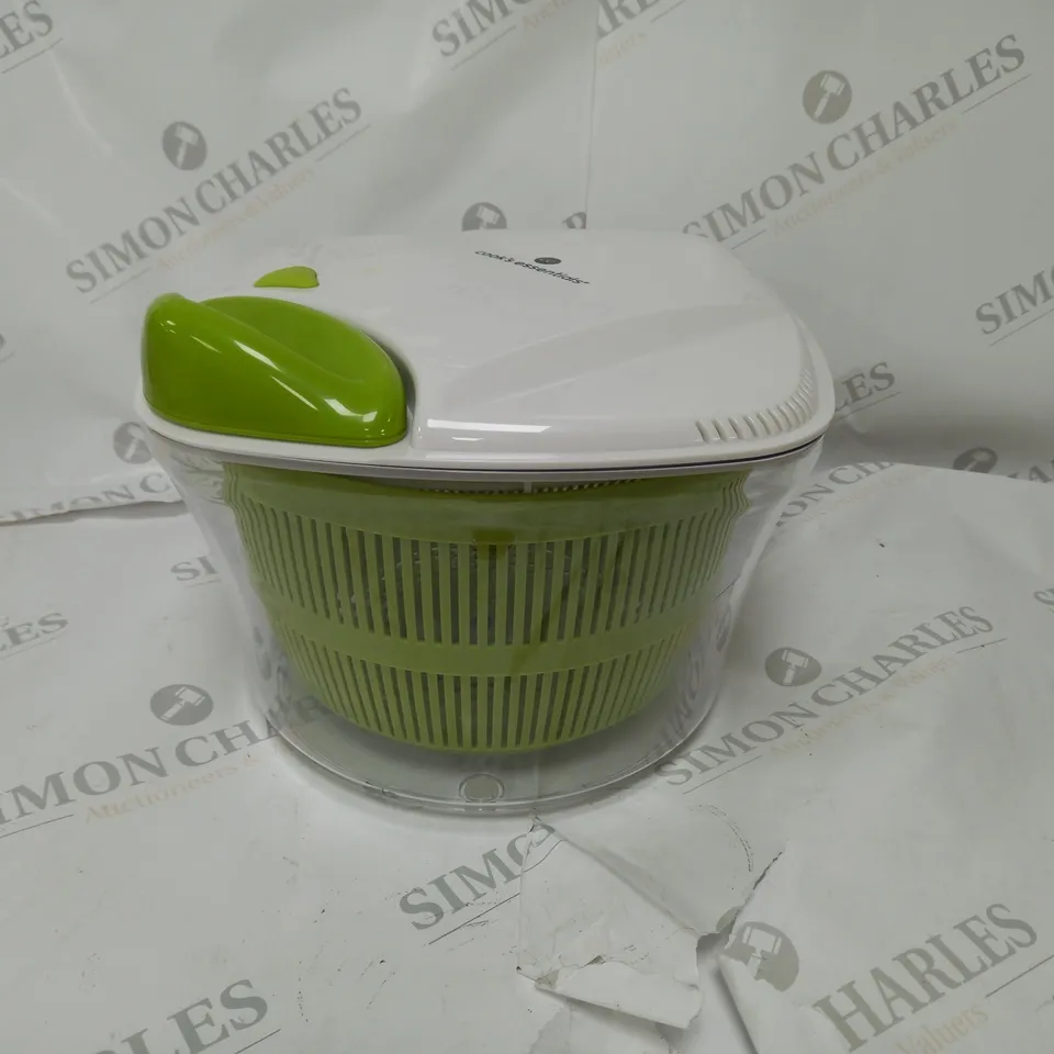 COOK'S ESSENTIALS PULL CORD SALAD SPINNER