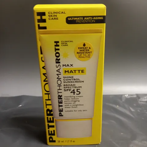PETER THOMAS ROTH MAX MATTE BROAD SPECTRUM SPF 45 SUNCREEN