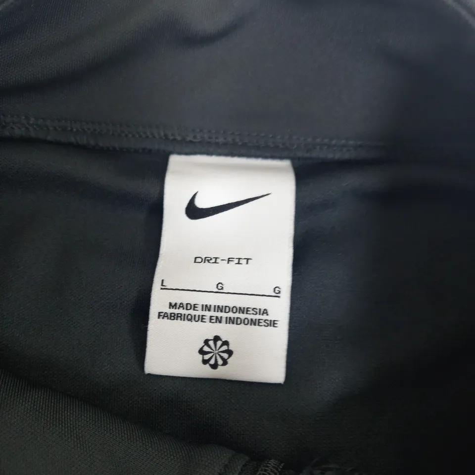 NIKE DRI FIT 1/4 ZIP MID WARMER GREY-LARGE