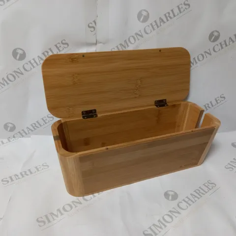 BOXED NAVARIS BAMBOO CABLE BOX