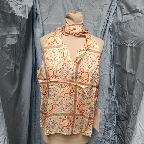 NEVER FULLY DRESSED LILY TOP IN DOLCE VITA PRINT – UK14 (EU42, US10)