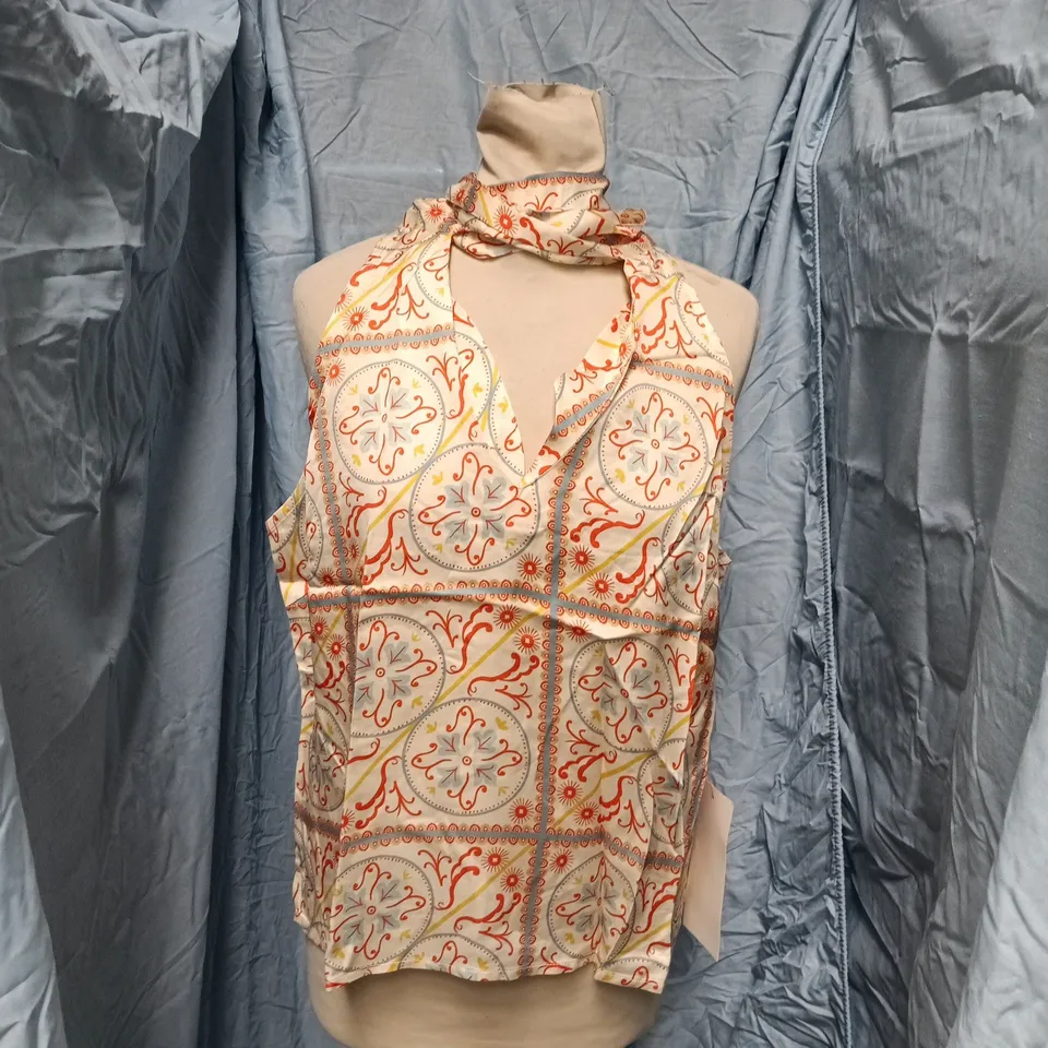 NEVER FULLY DRESSED LILY TOP IN DOLCE VITA PRINT – UK14 (EU42, US10)