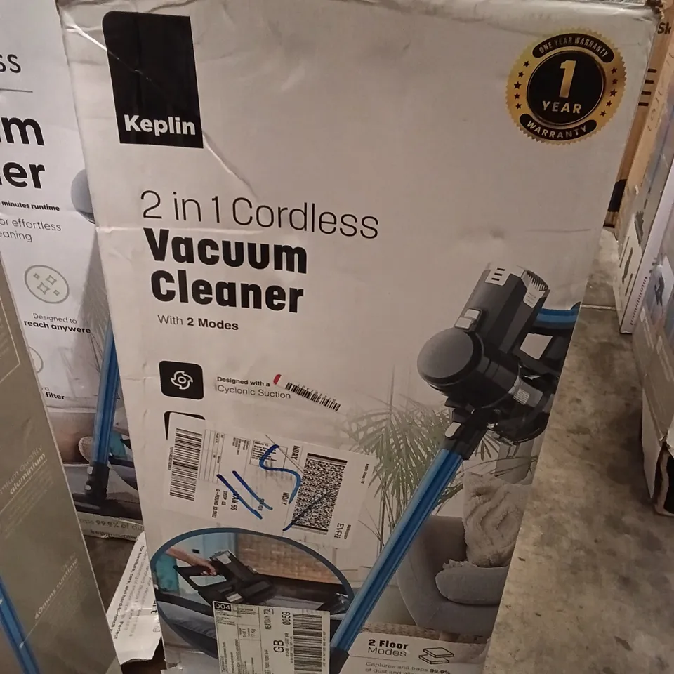 BOXED KEPLIN 2IN1 CORDLESS VACUUM CLEANER 