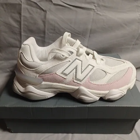 BOXED PAIR OF NEW BALANCE 9060 SNEAKERS – UK SIZE 2